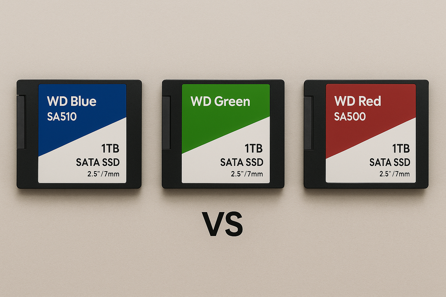 WD 2.5″ 1TB SSD Comparison: Blue vs Green vs Red | Memory Shop