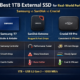 Best 1TB External SSD (10Gbps) in 2026: Samsung vs SanDisk vs Crucial